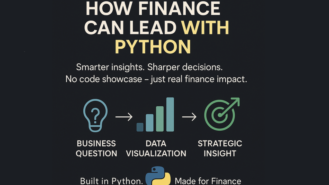 Smarter. Faster. Sharper. How Finance Can Lead with Python